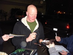 signing photo