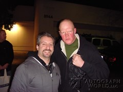 signing photo