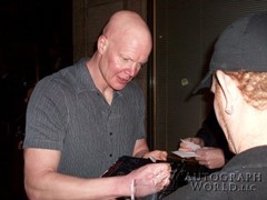 signing photo