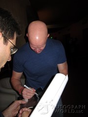 signing photo