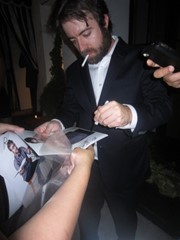 signing photo