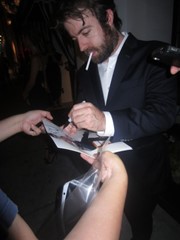signing photo
