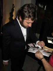 signing photo