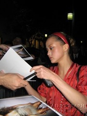 signing photo