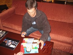 signing photo