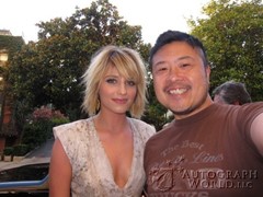 signing photo