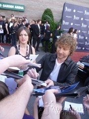 signing photo