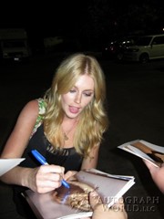 signing photo