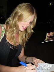 signing photo