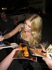 signing photo