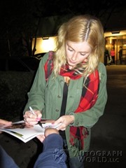 signing photo