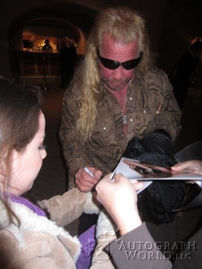 Dog The Bounty Hunter autograph