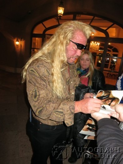 Dog The Bounty Hunter autograph