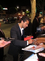 signing photo