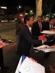 signing photo