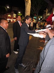 signing photo
