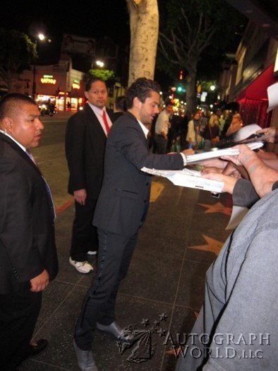 Dominic Cooper autograph