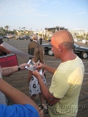 signing photo