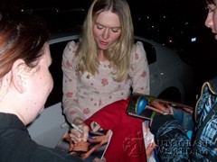 signing photo