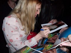 signing photo