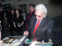 signing photo