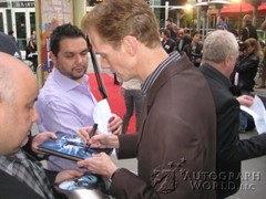 signing photo