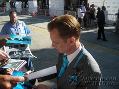 signing photo