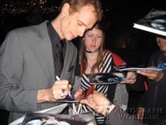 signing photo