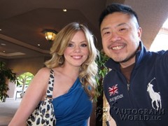 signing photo