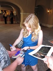signing photo