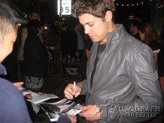 signing photo