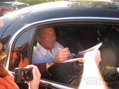signing photo