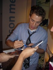 signing photo