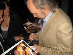 signing photo