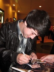 signing photo