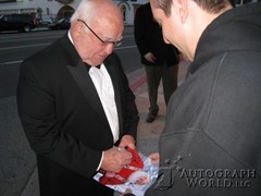 signing photo