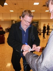 signing photo