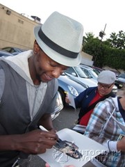 signing photo