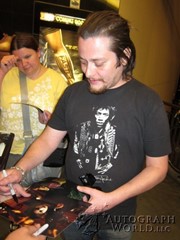 signing photo