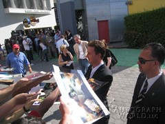 signing photo