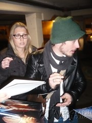 signing photo