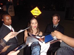 signing photo
