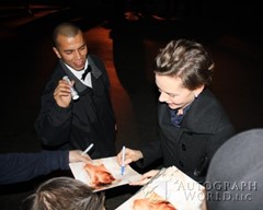 signing photo