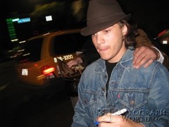 signing photo