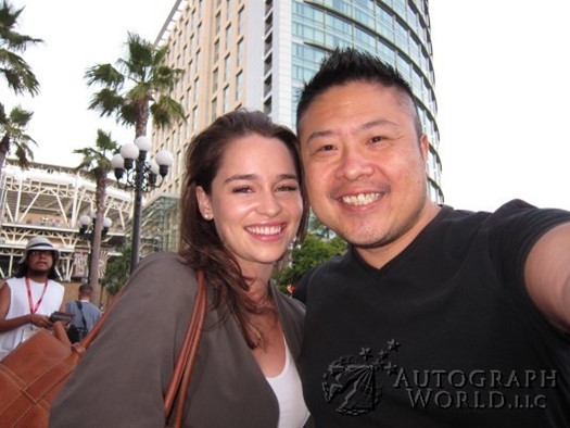 Emilia Clarke autograph