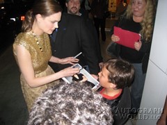 signing photo