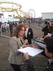 signing photo