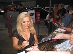 signing photo