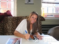 signing photo