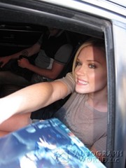 signing photo